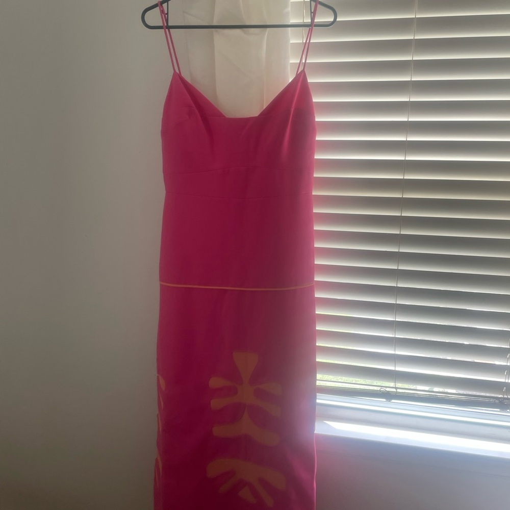 NWT Alexis Elegant Pink and Orange Women's Dress